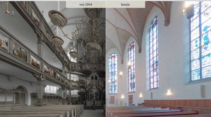 St. Katharinenkirche interaktiv 1944 und heute